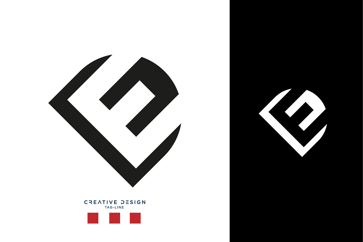 DE or ED logo Template, a Branding & Logo Template by design_proleague