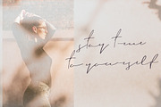 Blushy, a Script Font by Katie Holland (Thumbnail 2 of 6)