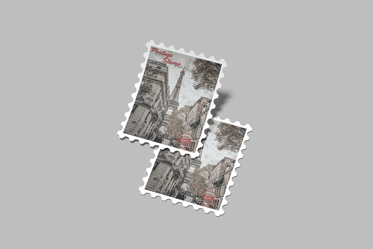 Postage Stamp Mockup, a Stationery Template by Amigos__46 (Photo 3 of 11)