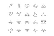 Skincare Line Icons, an Outline Icon by Nadiinko (Thumbnail 2 of 2)