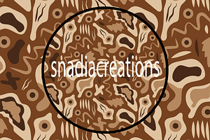 Organic shapes, a Pattern Graphic by snadiacreations