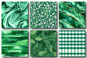 Emerald Green Digital Papers, a Pattern Graphic by designcity5 (Thumbnail 5 of 5)