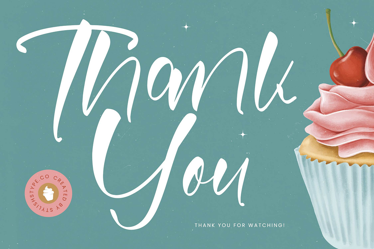 Delicate Cakes Quirky Handwritten, a Script Font by stylishtype.co (Photo 20 of 20)