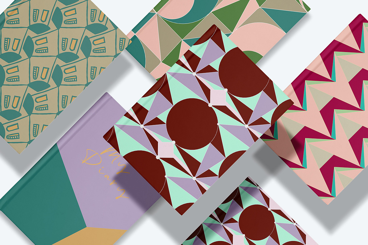 Surreal geometric abstract patterns, a Pattern Graphic by Pachel (Photo 8 of 9)