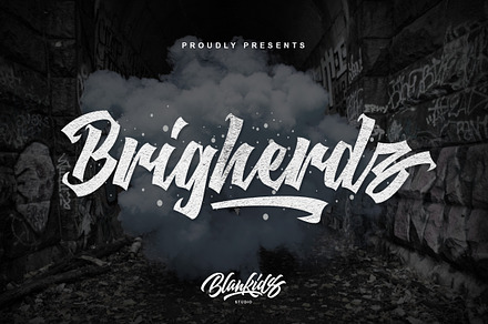 Brigherdz Typeface, a Blackletter Font by Blankids Studio