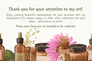 Echinacea watercolor clip art, an Illustration by ARTerria (Thumbnail 9 of 9)