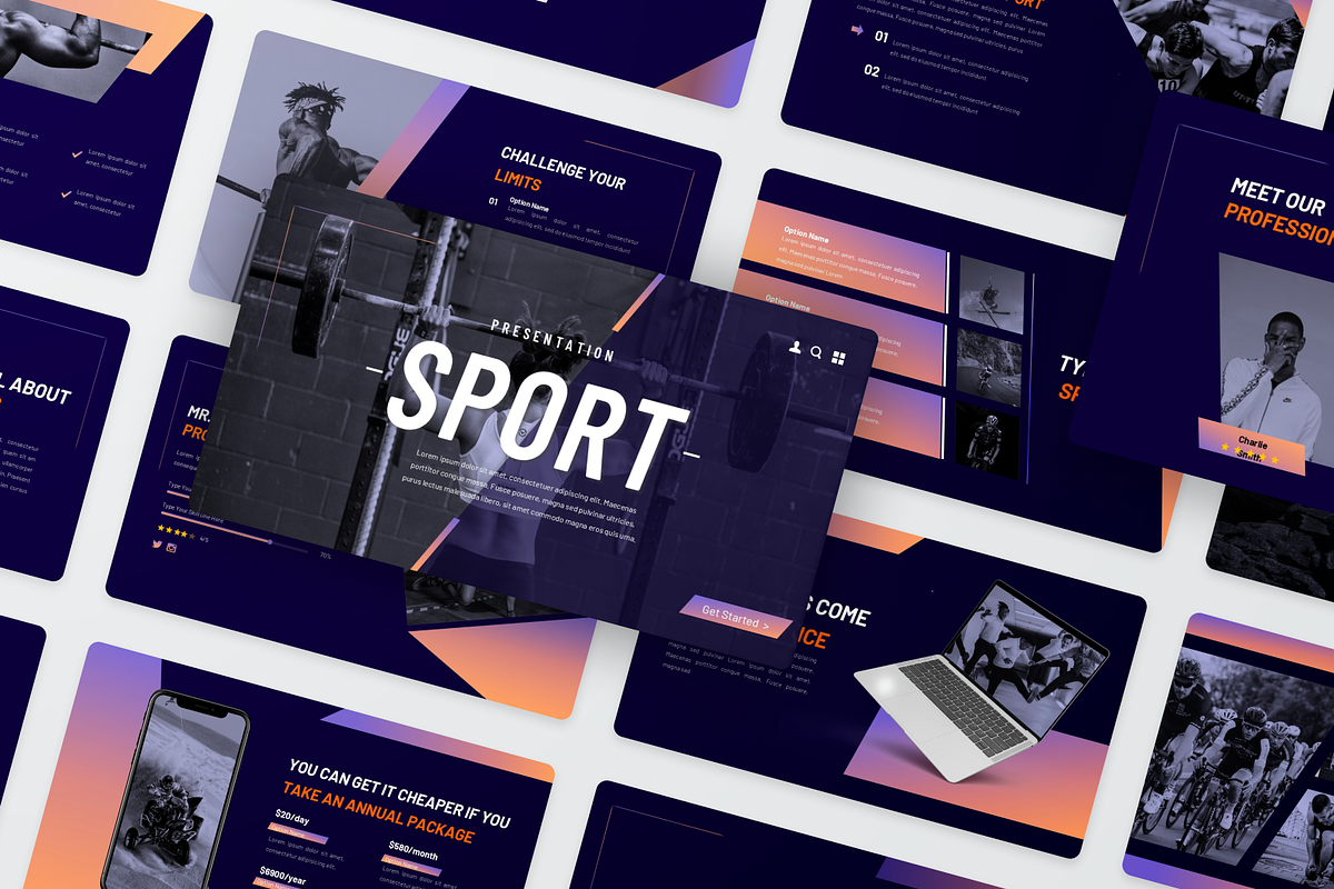 Sport Presentation, a Presentation Template by SquidPixey (Photo 5 of 6)