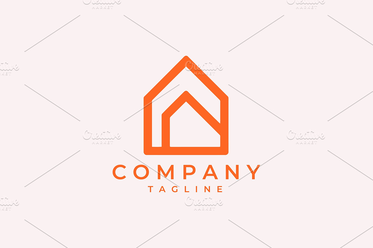 House home minimal vector logo, a Branding & Logo Template by Vectorium Studio (Photo 1 of 2)