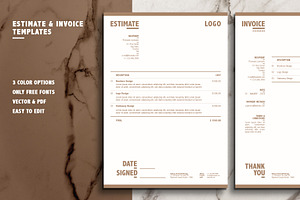 Invoice & Estimation Templates