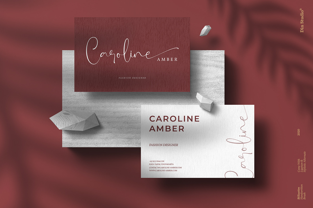 Billastim, a Script Font by din-studio.com (Photo 3 of 10)