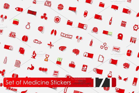 171 Medicine Stickers