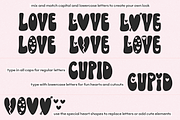 Lovedays | Retro Valentines Day Font, a Font by KA Designs (Thumbnail 5 of 11)