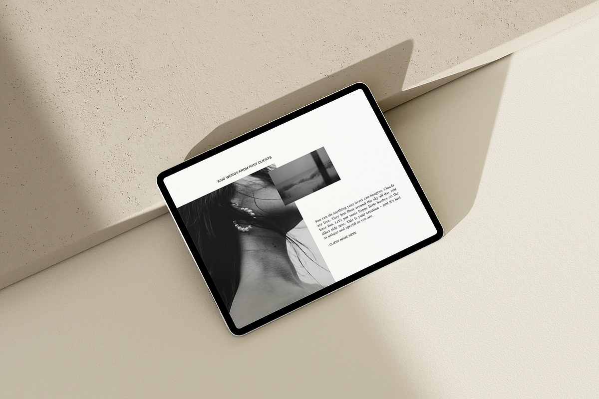 Olivia | Project Proposal CANVA, a Presentation Template by Luna Soul Design (Photo 5 of 7)