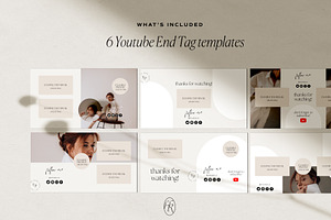 Youtuber Template Bundle Canva