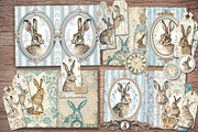 Rabbit Scrapbook Kit, an Animal Illustration by Secret Helper (Thumbnail 2 of 8)