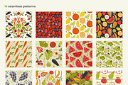 Fruits and Vegetables. Vector set, a Food Illustration by Molly art (Thumbnail 8 of 13)