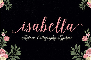 Isabella Script, a Script Font by Seniors
