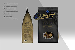 Paper Bag Mockup Left & Front Side