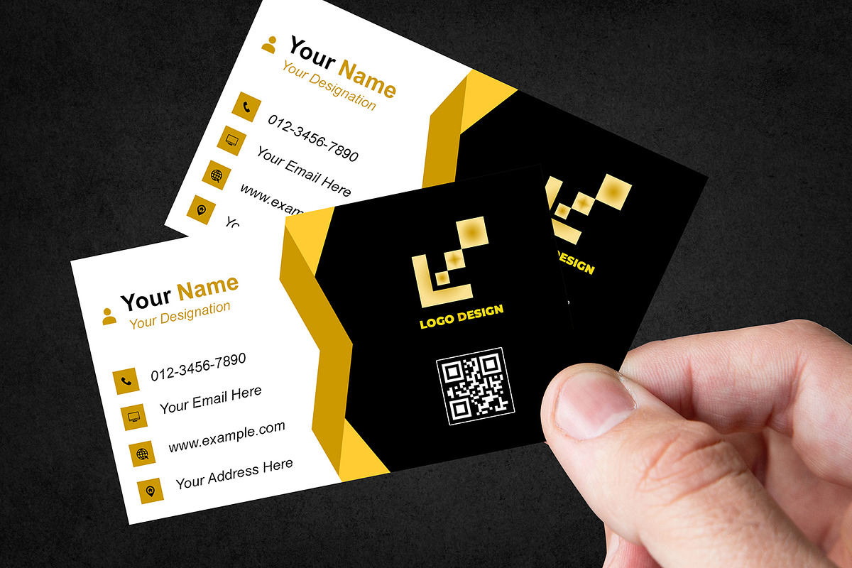 Minimal Visiting Card Design preview 2