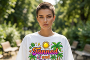 Tanned and Tipsy T-Shirt Design, a Shirt Mockup by Vector Stall (Thumbnail 2 of 9)