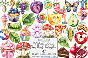 Very Hungry Caterpillar Clipart, a Seasonal Illustration by Design Market (Thumbnail 1 of 5)