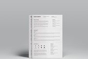 The Professional CV (PSD + WORD DOC), a Resume Template by Valeur Design (Thumbnail 5 of 5)