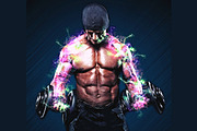 Electric Power Photoshop Action, an Action Add-On by Studio Retouch (Thumbnail 2 of 11)