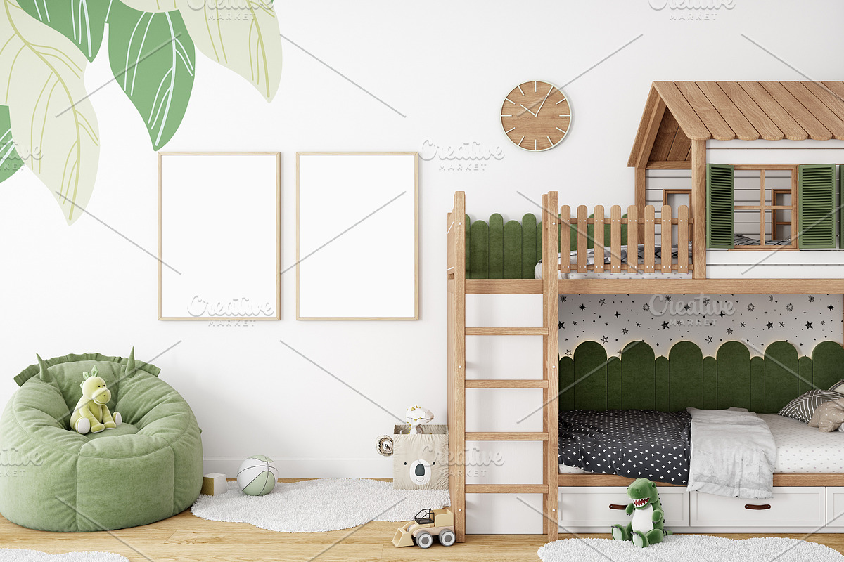 Frame Mockup Kids Bundle Boho - 28, a Poster Template by Mockup Shop (Photo 3 of 9)