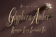 Glyphera Amber - Magical Story Font, a Handwritten Font by HypeWorksCo (Thumbnail 1 of 24)