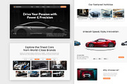 Automotive Landing Page, a Landing Page Template by Antstheme (Thumbnail 2 of 2)