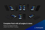 Iphone 7 Mockup Black Full Pack, an iPhone Mockup by mockuptain (Thumbnail 5 of 7)