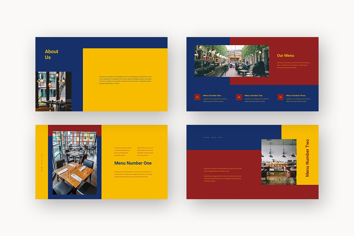 Loba : Food Service Google Slides, a Presentation Template by Punkl Camp (Photo 10 of 15)