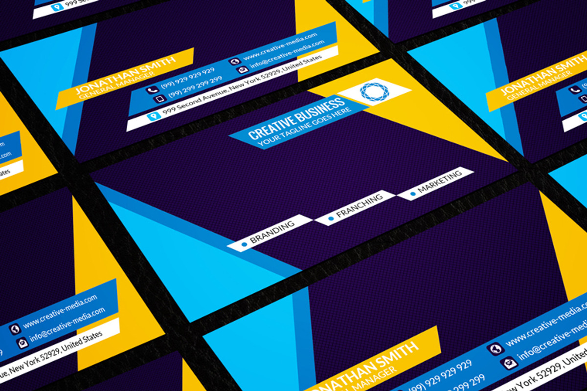 Corporate Business Card CM057, a Business Card Template by annozio (Photo 4 of 4)