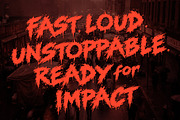 RAVANGE BUSTERS - Bold Grunge Chaos, a Handwritten Font by HypeWorksCo (Thumbnail 6 of 12)