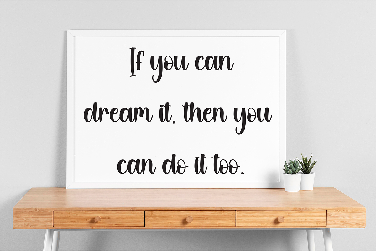 Angeline | Script Font, a Handwritten Font by Scratchones (Photo 3 of 9)