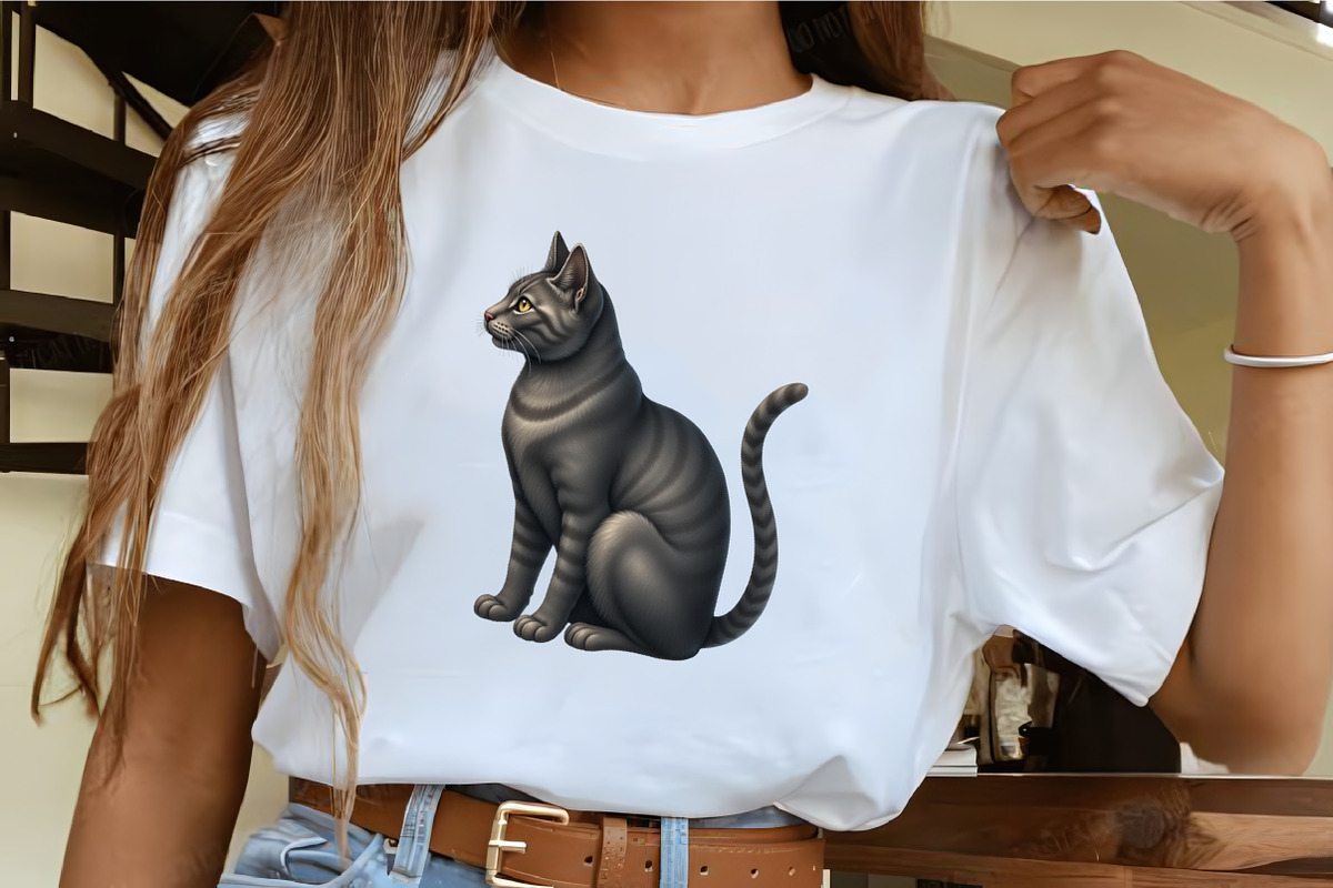 Black Cat Sitting Clipart, an Illustration by CrexoraLab (Photo 5 of 5)
