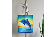 Template, Dolphin, Oceanlife, a Poster Template by Boho Pixel Dust (Thumbnail 5 of 9)