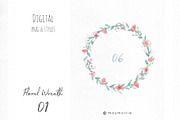 Floral graphic for invitation, an Illustration by May • SHO (Thumbnail 9 of 9)