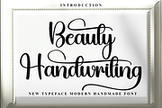 Beauty Handwriting, a Handwritten Font by FreshTypeINK (Thumbnail 1 of 8)