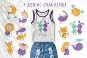 Baby zodiac. Astrology for kids, an Animal Illustration by RinaKustova (Thumbnail 2 of 12)