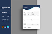 Registration Form Template, a Stationery Template by Template Shop (Thumbnail 1 of 2)