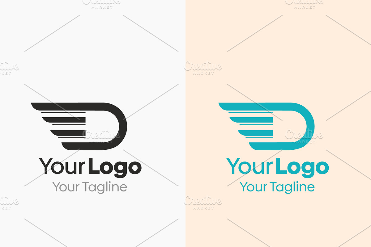 Delta Wings Logo Template, a Design Template by Grapixy (Photo 3 of 3)