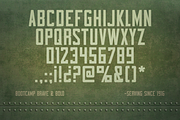 Bootcamp - Military Font + Morsecode, a Sans Serif Font by DonMarciano (Thumbnail 2 of 6)