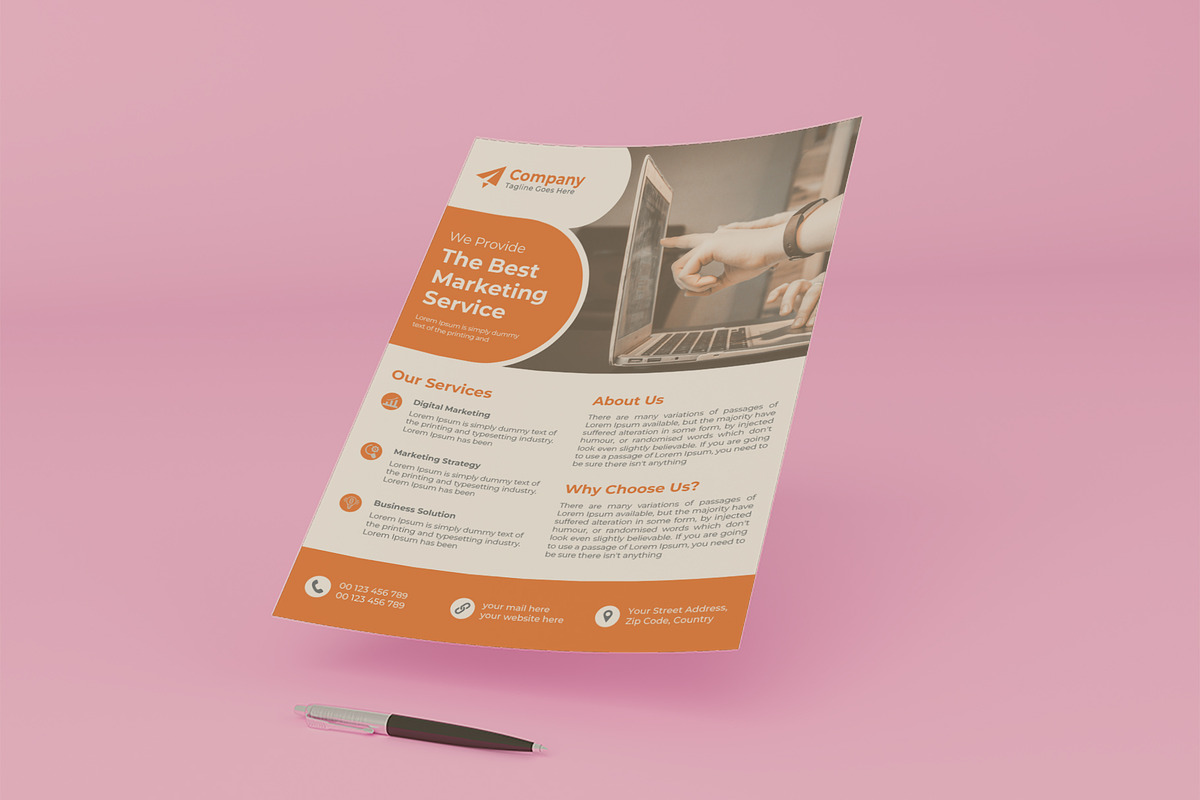 Flyer Template, a Flyer Template by Lakhan1998 (Photo 4 of 6)