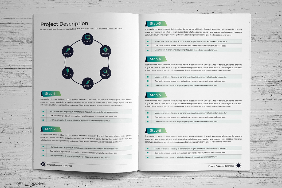 Project Proposal Template V7, a Brochure Template by JanySultana (Photo 6 of 16)
