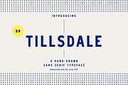 BN Tillsdale: Hand-drawn Font Family, a Sans Serif Font by Bnick (Thumbnail 1 of 10)