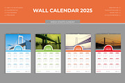 Wall Calendar 2025, a Stationery Template by Lakhan1998 (Thumbnail 2 of 4)