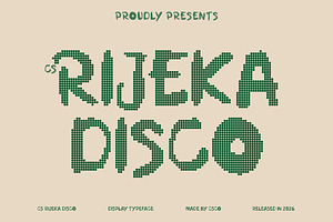 CS Rijeka Disco, a Handwritten Font by Craft Supply Co.