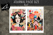 Doodle Junk Journal Pages, Collage, a Decorative Illustration by Digital Art Mahdiseño (Thumbnail 7 of 10)