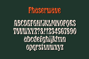 Phaserwave Font